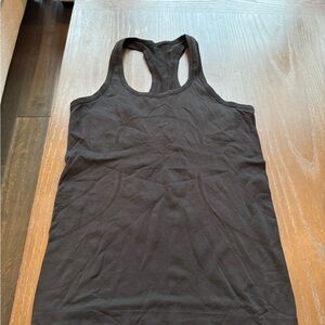 Lululemon Athletica black Fitted Sleeveless Tank Top